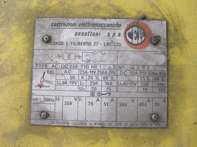 CEA AC-DC 250 TIG